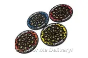 Bullseye Coasters - Pack Of 4 Dart-Board Drink Coasters!