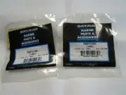 MERCURY QUICKSILVER M0095801 RAISED DECAL PAIR OF (2) BLACK 2 1/2" X 1 3/8" BOAT