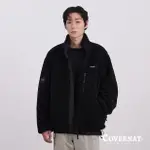 [COVERNAT] 舒適雙面拉鍊夾克外套（黑色） [G7]