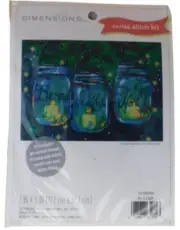 NIP Dimensions Be a Light To The World 7x5 in Cross Stitch Kit 70-65204 SEALED