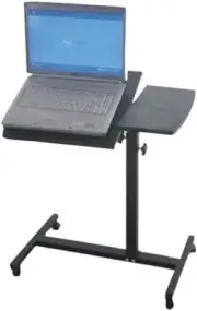 Pyle - PLPTS1 - DJ Pro Grade Laptop/Notebook Computer Rolling Stand - Black