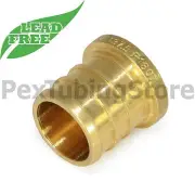 (100) 3/4" PEX Plugs - Brass Crimp Fittings, LEAD-FREE