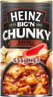 Heinz Ravioli with Beef and Tomato Big'N Chunky Soup Family Pack Big'N Chunky...