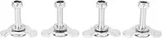 4Pcs L Track Threaded Screw Double Stud Fitting Set Ideal for Securely Tying Down Cargo in Truck Bed Trailer Pickup RV and ATV
