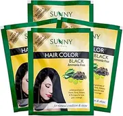 Sunny Hair Colour Black, 20gm (Pack of 4)