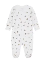 Polo Ralph Lauren Kids Bear-print Cotton Babygrow - White - New Born (Newborn) NEW BORN (Newborn)