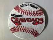 Piedmont Council Hickory Crawdads Baseball Scout Night patch