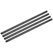 Carbon Fiber Tubes, 500mm x 14mm x 12mm 3K Hollow Carbon Wrapped Tubing 4Pcs