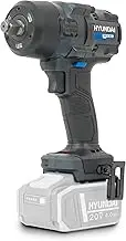Hyundai 20V Cordless Impact Wrench, 700Nm Torque, Brushless Motor, 1/2-inch Chuck, Bare Tool