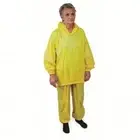 Disposable 2-Piece Vinyl Splash RainCoat With Hood ,2XL, 4PCG2