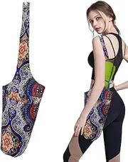 shpuuyy Yoga Mat Carrier | Long Strap Shoulder Carrier with Pockets,Fashionable Pilates Carpet Holder, Pilates Gym Bag, Yoga Supplies for Woman Man