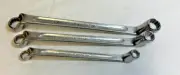 STAHLWILLE Wrenches Offset Double Ended Ring Spanner Set Chrome 2 Metric 1 SAE