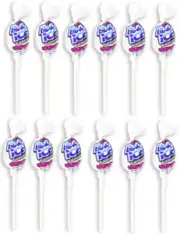 918017 12X 18.4G LOLLIPOP CHARMS BLOW POP BLACK ICE BLACKBERRY FLAVOUR POP LOLLY