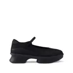 [Prada] Prada Mesh-panels Ballerina Flats 37 IT BLACK