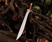 Custom Handmade The Hobbit Orcrist Replica Sword of Thorin Oaken Shield W/Sheath
