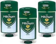 Mitchum Clear Gel Anti-Perspirant & Deodorant, Unscented for Men, 2.25 Oz (3 Pack)