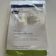 New 12 total EMSI 1.5" x 1.5" Electrical tens Stimulation Electrodes with Wipes