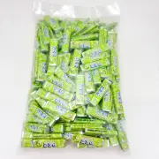 1 bag Pez Candy wrapped Refill Sour Green Apple flavor 4lbs (64oz) Approx 160pc