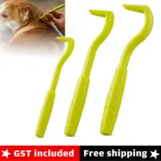 3PCS Tick Removal Tool Pet Dog Cat Flea Picker Twist Hook Scratching Remover