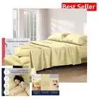 Sumptuous King Egyptian Cotton Sheet Set - 1200 Thread Count, Extra Deep Pocket