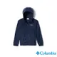 Columbia哥倫比亞 童款-Steens 刷毛連帽外套-深藍 UWB60240NY