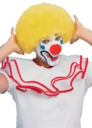Yellow Afro Curly Clown Wig