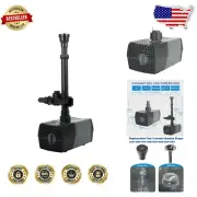 Performance-Driven 1300 GPH Pond Pump with 2 Fountain Heads for Garden Fountains
