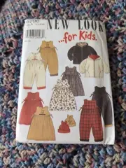 6796 New Look Pattern Unisex DRESS JACKET ROMPer HAT Szs 1/2, 1 2 3 4 UNCUT FF