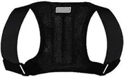 Back Brace Corrector Unisex Adjustable Hunchback Spine Support Correct Soft Stylish Lightweight for Neck Shoulders Improve Bad Habits,Gray,M