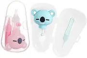 CIMAXIC Nasal Mucus for Baby Manual Silicone Gentle for Newborns Portable Storage Case