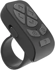 Page Turner Ring, Camera Selfie Phone Remote Video Recording Scrolling Button, Camera Shutter Selfie Button Stable Music Control Ring for Short Videos Liking