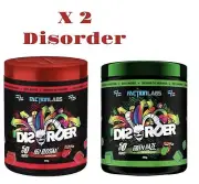 Faction Labs Disorder Pre-Workout | 50 Serves | X2 | BUNDLE SAVER DEAL