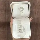 Portable Cartoon Cute Rabbit Folding Clamshell Mirror Makeup Mirror With Com _da
