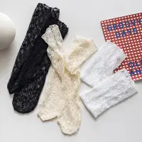 在飛比找蝦皮商城優惠-蕾絲網紗襪 堆堆襪 日系薄款JK軟妹襪 仙女中筒襪 ins潮