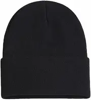 [LOUXPERT] Beanie for Men Women Winter - Thick Thermal Beanie for Running, Knit Warm Hat Fleece Lined Cold Weather