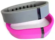 2 Small Combo PINK, GREY for FitBit FLEX Wristband/Bracelet