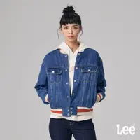 在飛比找蝦皮商城優惠-Lee 牛仔棒球外套 女 MODERN 中藍洗水 LB314