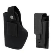 Concealed Carry Right Left Hand Gun Holster IWB OWB Waist Belt & Magazine Pouch
