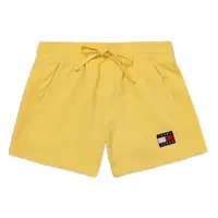 在飛比找PChome24h購物優惠-TOMMY 熱銷貼布大Logo運動休閒棉短褲(女)-黃色