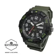 Casio Men's Standard Analog Military Green Resin Band Watch MRW210H-3A