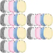 Healeved 3sets Jumpsuits Extender for Boys Girls Cotton Extender Easy to Wear 10pcs*3