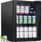 Beverage Refrigerator Cooler-68 Can 16 Bottle Mini Fridge for Soda Beer Wine Cha
