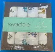 Aden & Anais 100% Cotton Muslin Swaddle 4 -Pack - Jungle Theme