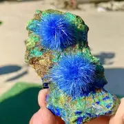 95G Indian dandelion zeolite Quartz Crystal Cluster Mineral Specimen