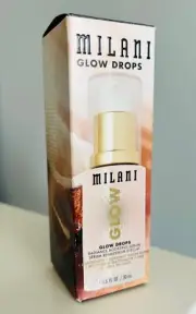 Milani Glow Drops Radiance Boosting Serum- Instantly Hydrate & Illuminate 1 Oz