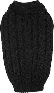 JACK AND VANILLA, Stylish Dog Jumper, Modern Fit, Comfortable and Breathable, Ideal for Walking in The City, XS, Black, 5Th Avenue Dogwalk