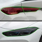 Fits BMW M4 2021+ Tail Light Precut Smoked PPF Tint Headlight Film (for: BMW)