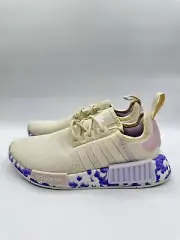 Adidas Women’s NMD_R1 Originals Size 6.5 Wonder White/Purple |GW5694|
