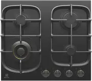 Electrolux 60cm Ceramic Black Glass Gas Cooktop -