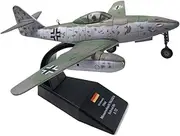 Replica Pre-Build Aircraf Diecast Metal 1/72 Scale Messerschmitt Me-262 Fighter Alloy Military Aircraft Model Collection Gift Display